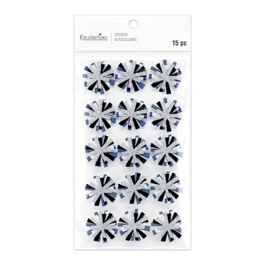 Glitter Pom Pom Dimensional Stickers by Recollections™